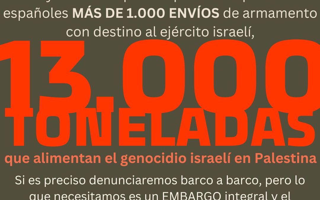 25 barcos con material militar para Israel fixeron escala en Algeciras