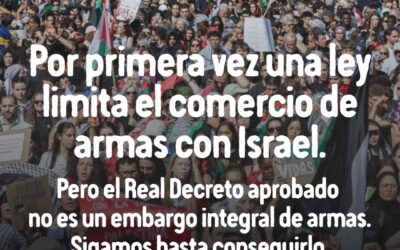 Victoria popular: el Congreso convalida y tramita como Proyecto de Ley el Real Decreto-ley que limita el comercio militar con Israel